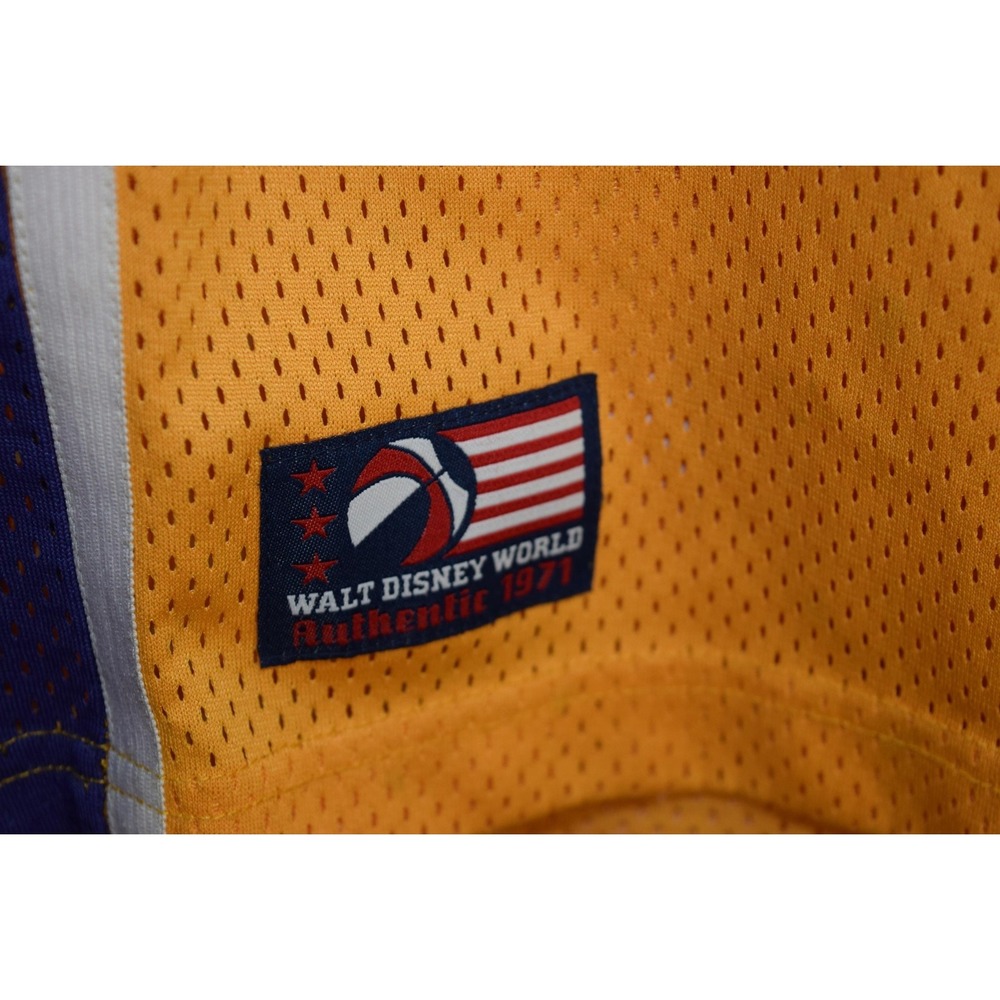 Goofy Goliaths Jersey Shirt Kids XL‎ Yellow Purple Basketball Disney World 32 - Picture 8 of 16